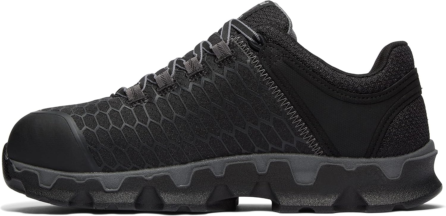ZAPATO DE SEGURIDAD TIMBERLAND PRO POWERTRAIN SPORT CON PUNTA DE ALEACIÓN, NEGRO/GRIS, TALLA 9 - 4