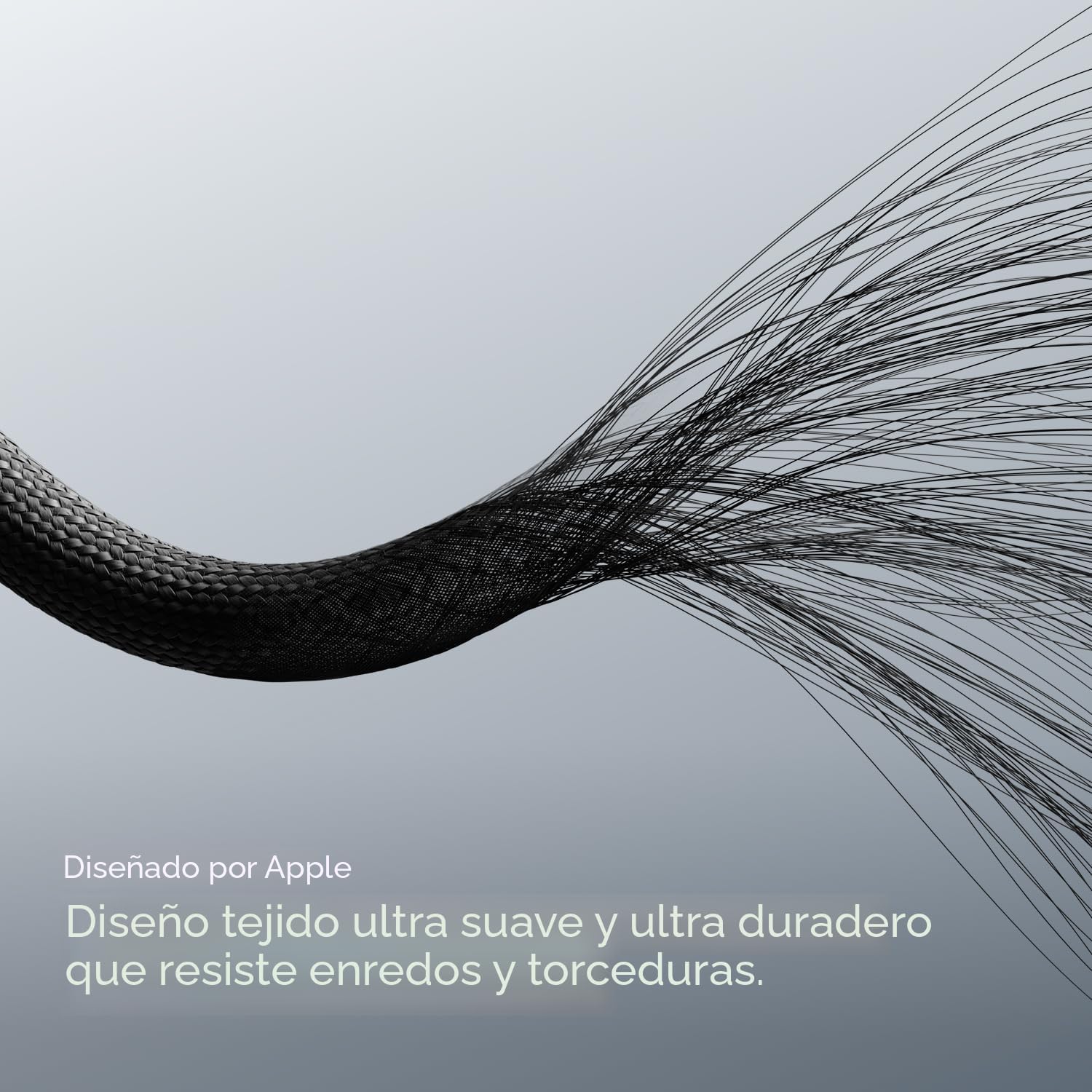 CABLE USB-C A USB-C BEATS TRENZADO 1.5 M NEGRO - 4