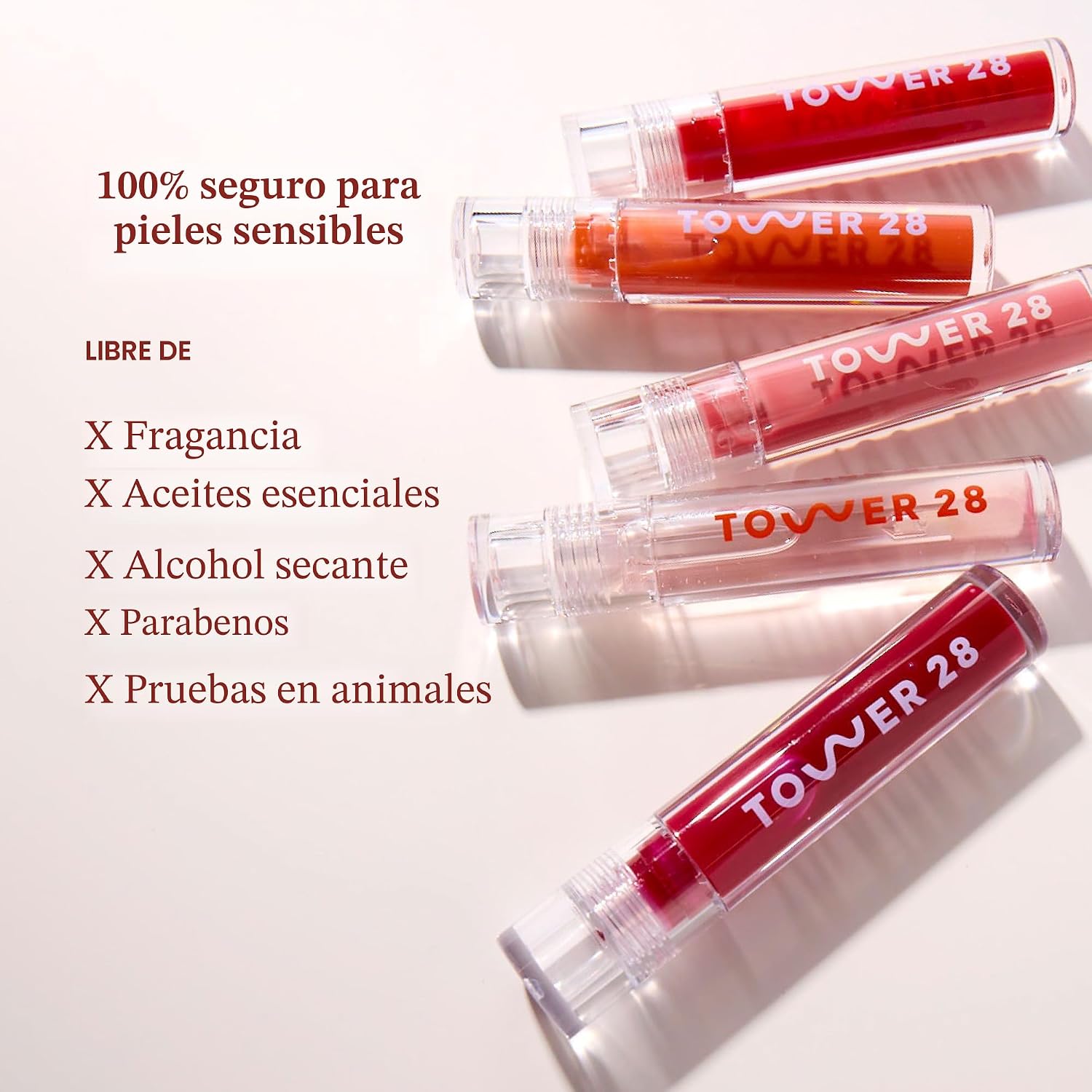 BRILLO LABIAL TOWER 28 SHINEON LIP GLOSS JELLY ALMENDRA 3.7 ML - 3