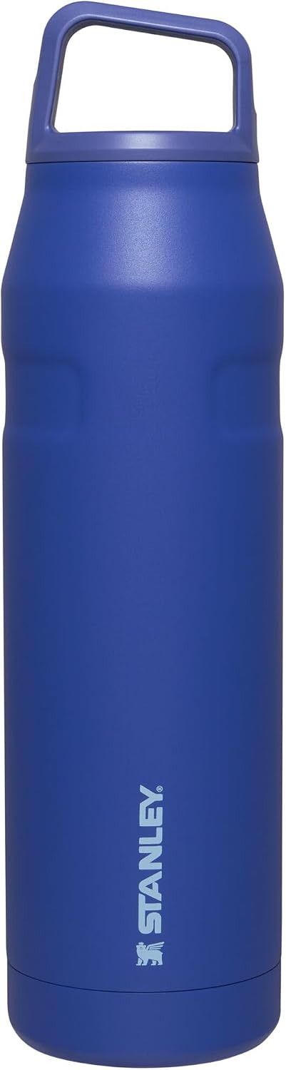 TERMO STANLEY ICEFLOW CAP AND CARRY WATER BOTTLE 16 OZ ACERO - 1