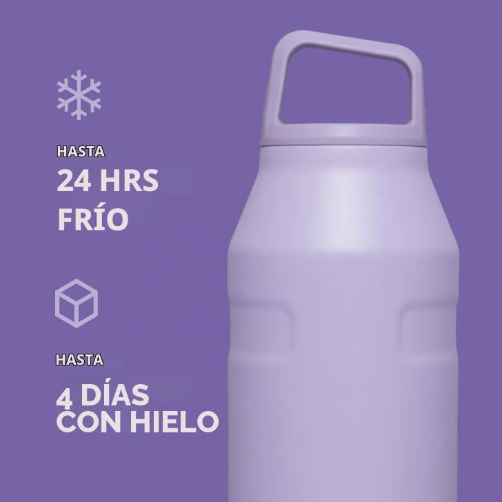 TERMO STANLEY ICEFLOW CAP AND CARRY WATER BOTTLE 16 OZ ACERO - 5