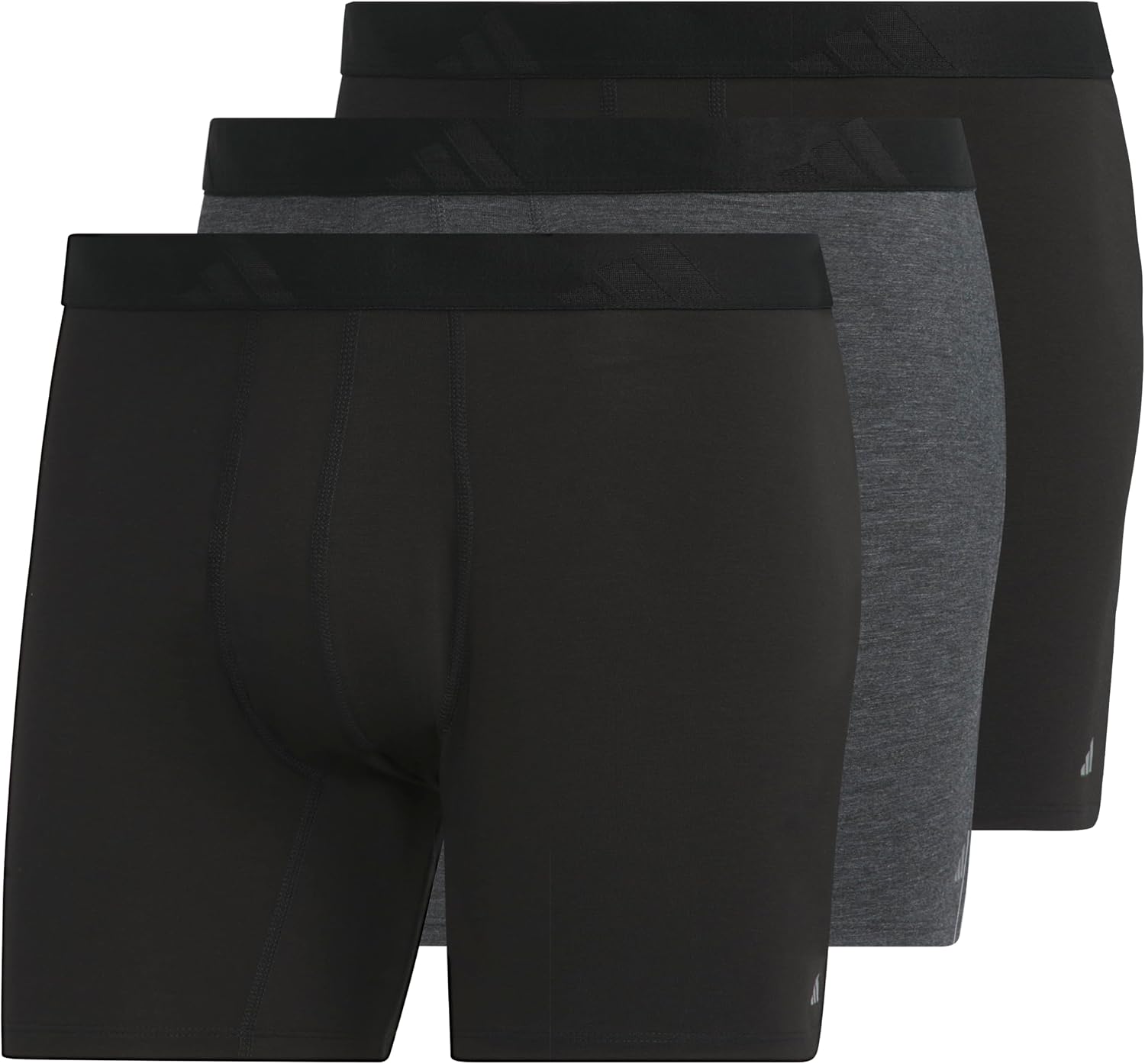 BOXER BRIEF ADIDAS LUXE COMFORT PACK 3 UNIDADES NEGRO - 1