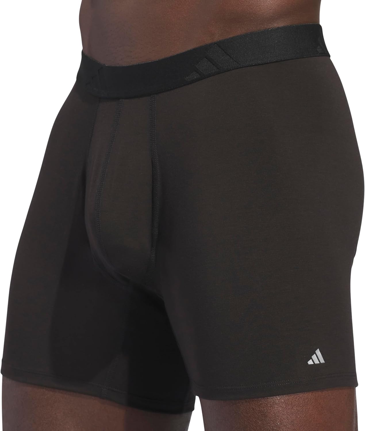 BOXER BRIEF ADIDAS LUXE COMFORT PACK 3 UNIDADES NEGRO - 3