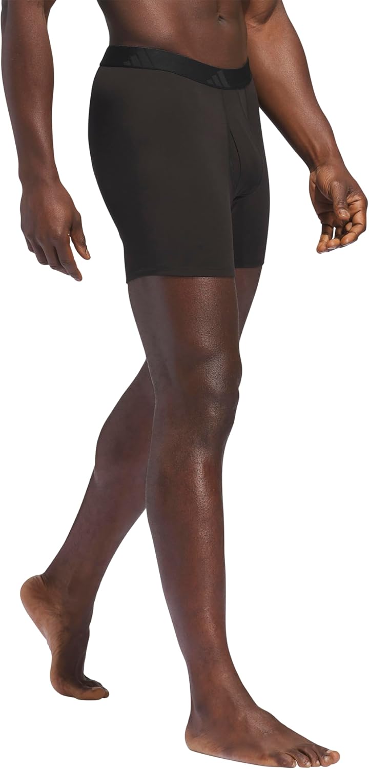 BOXER BRIEF ADIDAS LUXE COMFORT PACK 3 UNIDADES NEGRO - 4