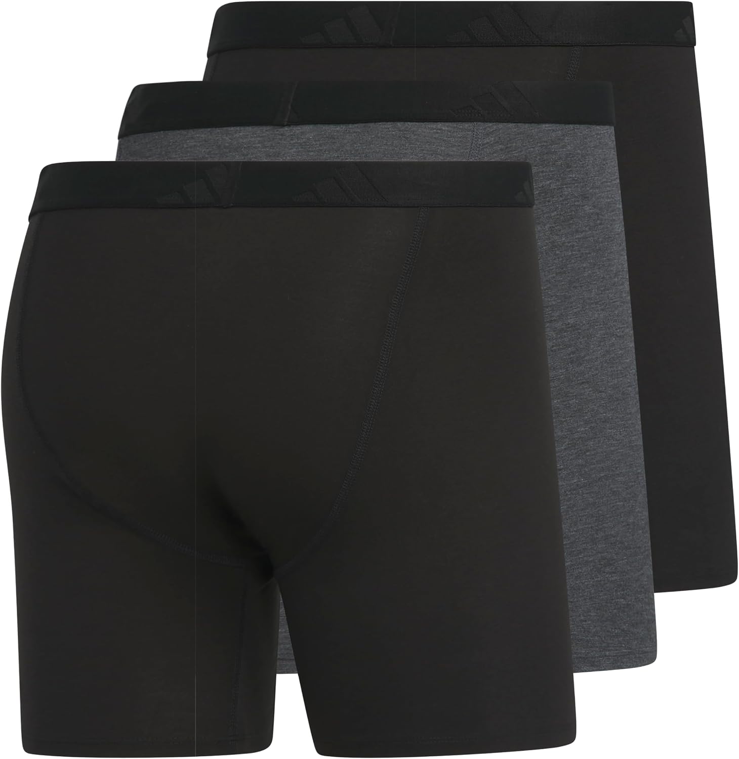 BOXER BRIEF ADIDAS LUXE COMFORT PACK 3 UNIDADES NEGRO - 5