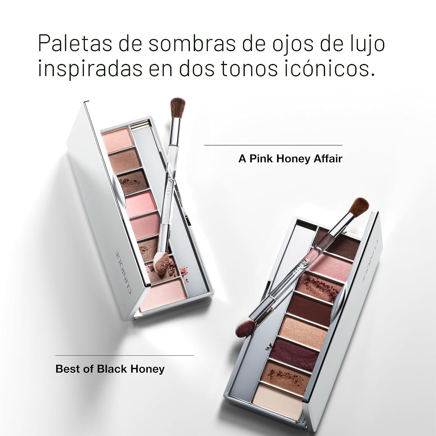 PALETA DE SOMBRAS CLINIQUE ALL ABOUT SHADOW 8 TONOS MIEL Y ROSA - 2