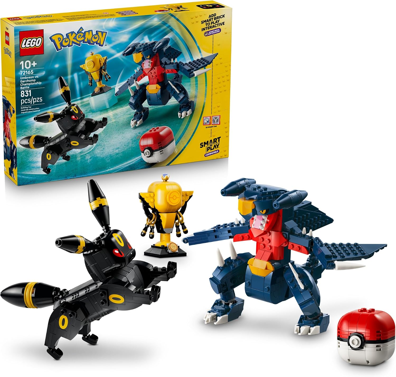JUEGO DE CONSTRUCCIÓN LEGO POKÉMON SMART PLAY UMBREON VS. GARCHOMP 72165 - 1
