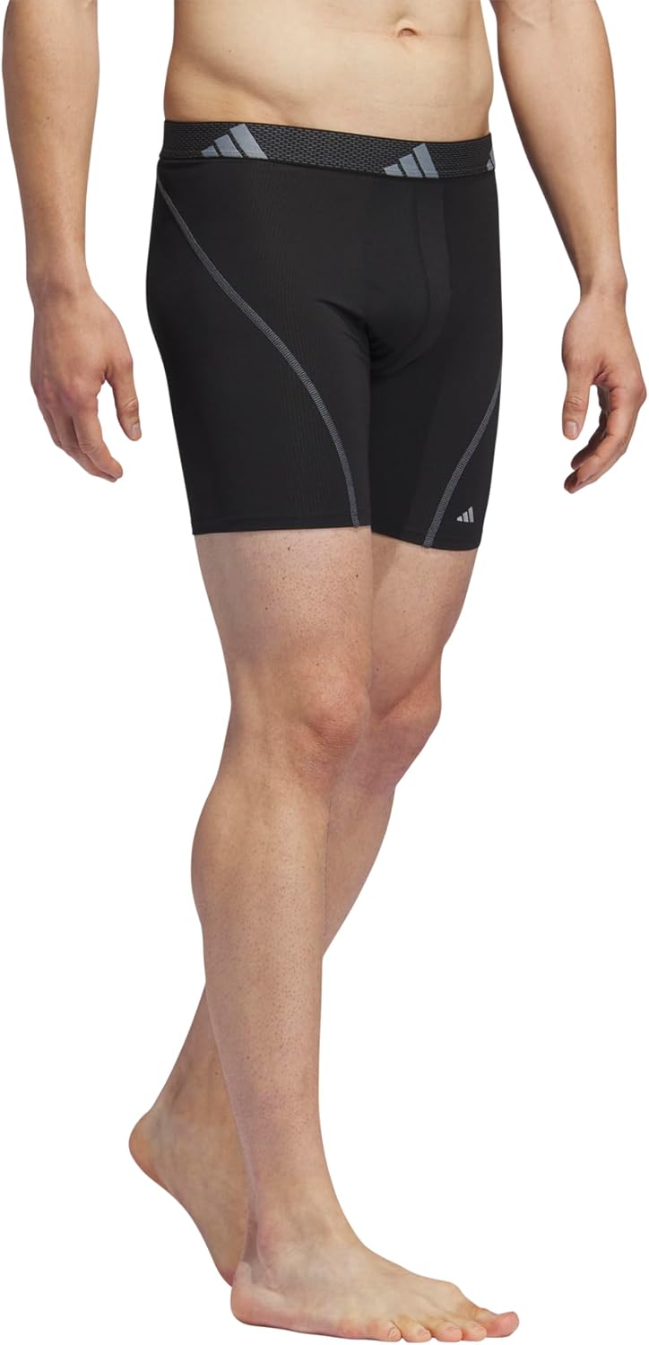 BOXER BRIEF ADIDAS PERFORMANCE PACK 3 UNIDADES NEGRO - 5