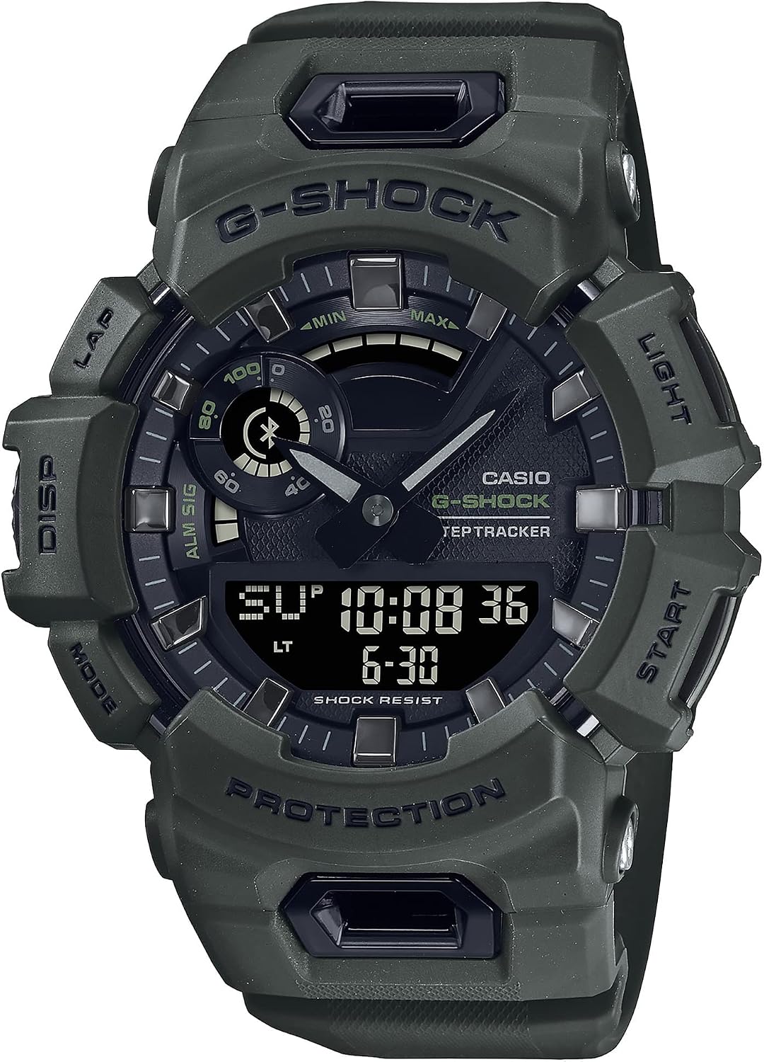 RELOJ G-SHOCK CASIO TACTICAL MOVE ANALÓGICO-DIGITAL RASTREADOR DE PASOS VERDE GBA900UU-3A - 1