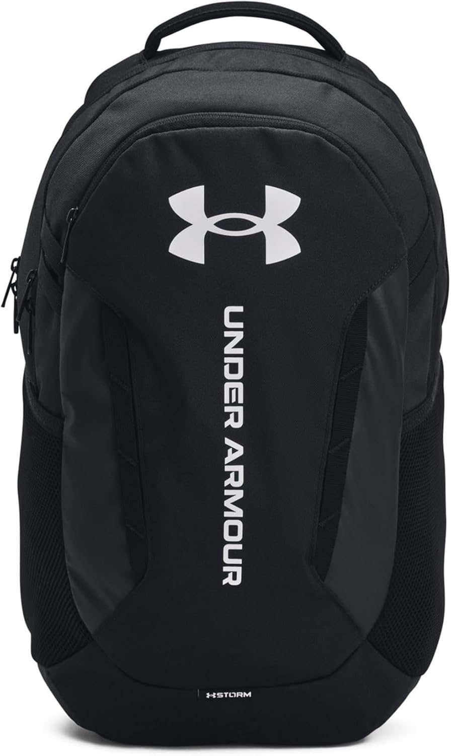 MOCHILA UNDER ARMOUR HUSTLE 6.0 NEGRO - 1