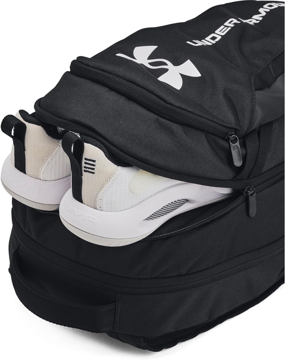 MOCHILA UNDER ARMOUR HUSTLE 6.0 NEGRO - 4