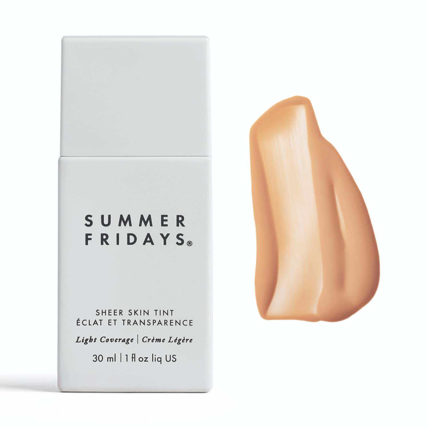 BASE DE MAQUILLAJE SUMMER FRIDAYS SHEER SKIN TINT TONALIDAD 2.5 LIGHT WITH COOL PEACH UNDERTONES 30 ML - 1
