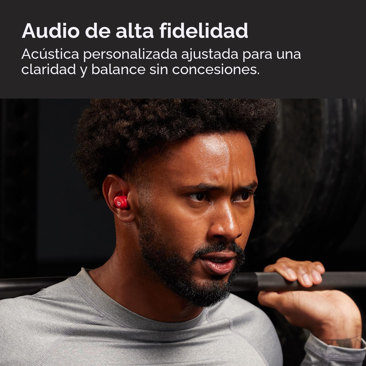 AUDÍFONOS BEATS SOLO BUDS WIRELESS BLUETOOTH ROJO TRANSPARENTE - 3
