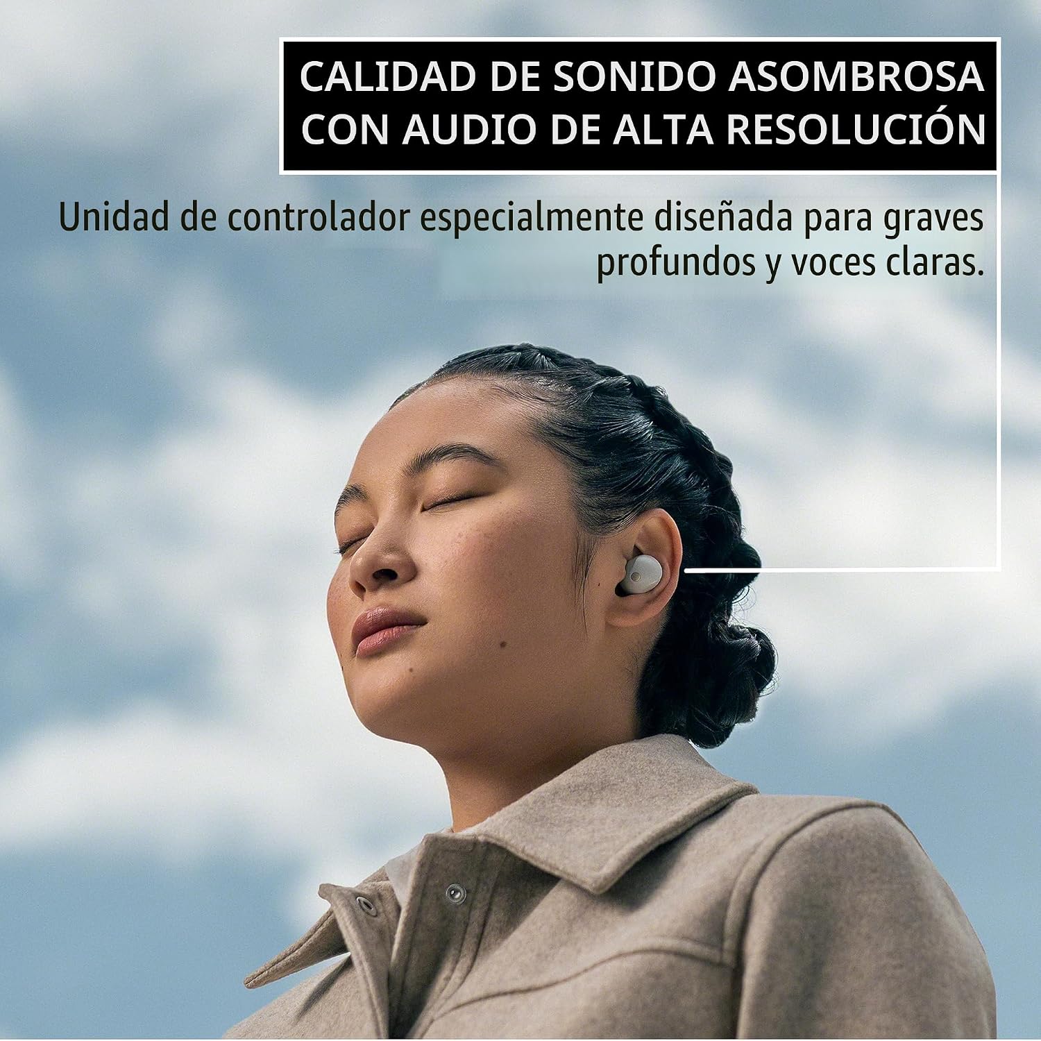 AUDÍFONOS SONY WF-1000XM5 TRUE WIRELESS CON CANCELACIÓN DE RUIDO NEGRO - 3