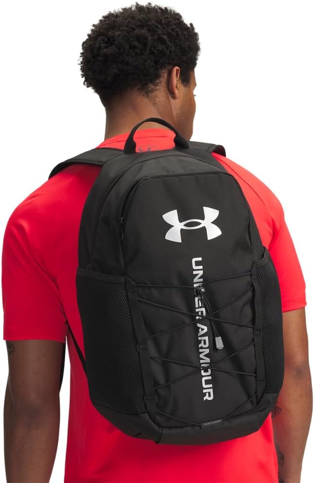 MOCHILA UNDER ARMOUR HUSTLE SPORT 6.0 NEGRO - 5