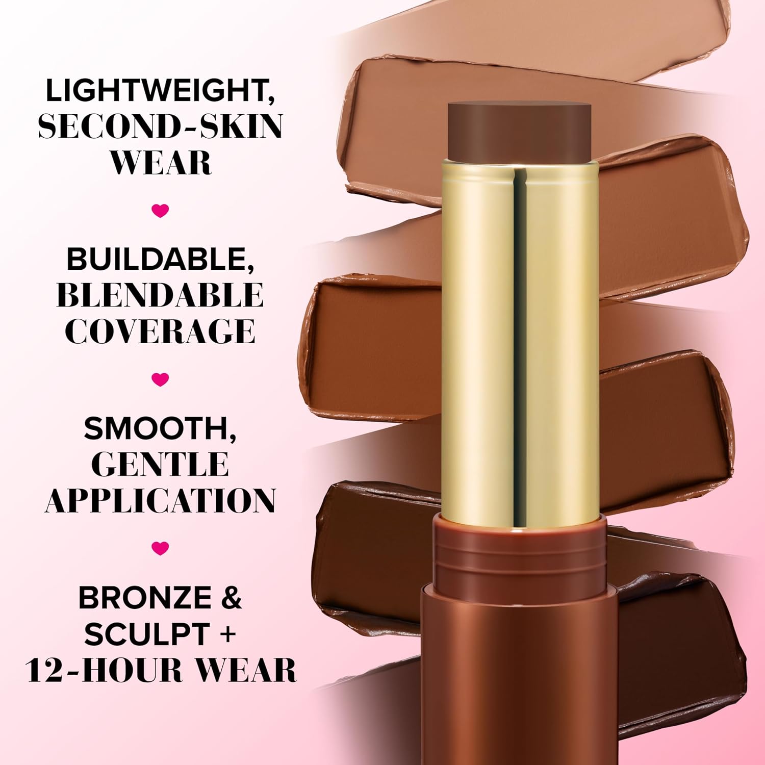 BARRA DE BRONCE Y ESCULTURA CHOCOLATE SOLEIL TOO FACED 0.28 OZ - 3
