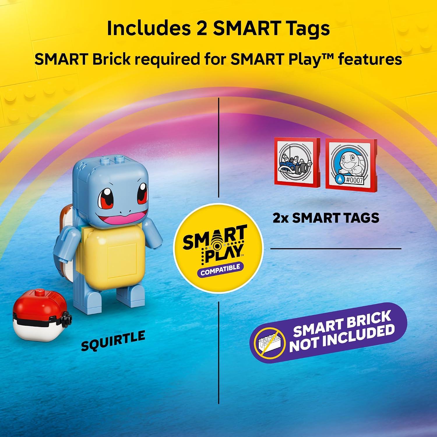 JUGUETE DE CONSTRUCCIÓN LEGO POKÉMON SMART PLAY TRAINER'S BUGGY ADVENTURE CON SQUIRTLE 72156 - 4