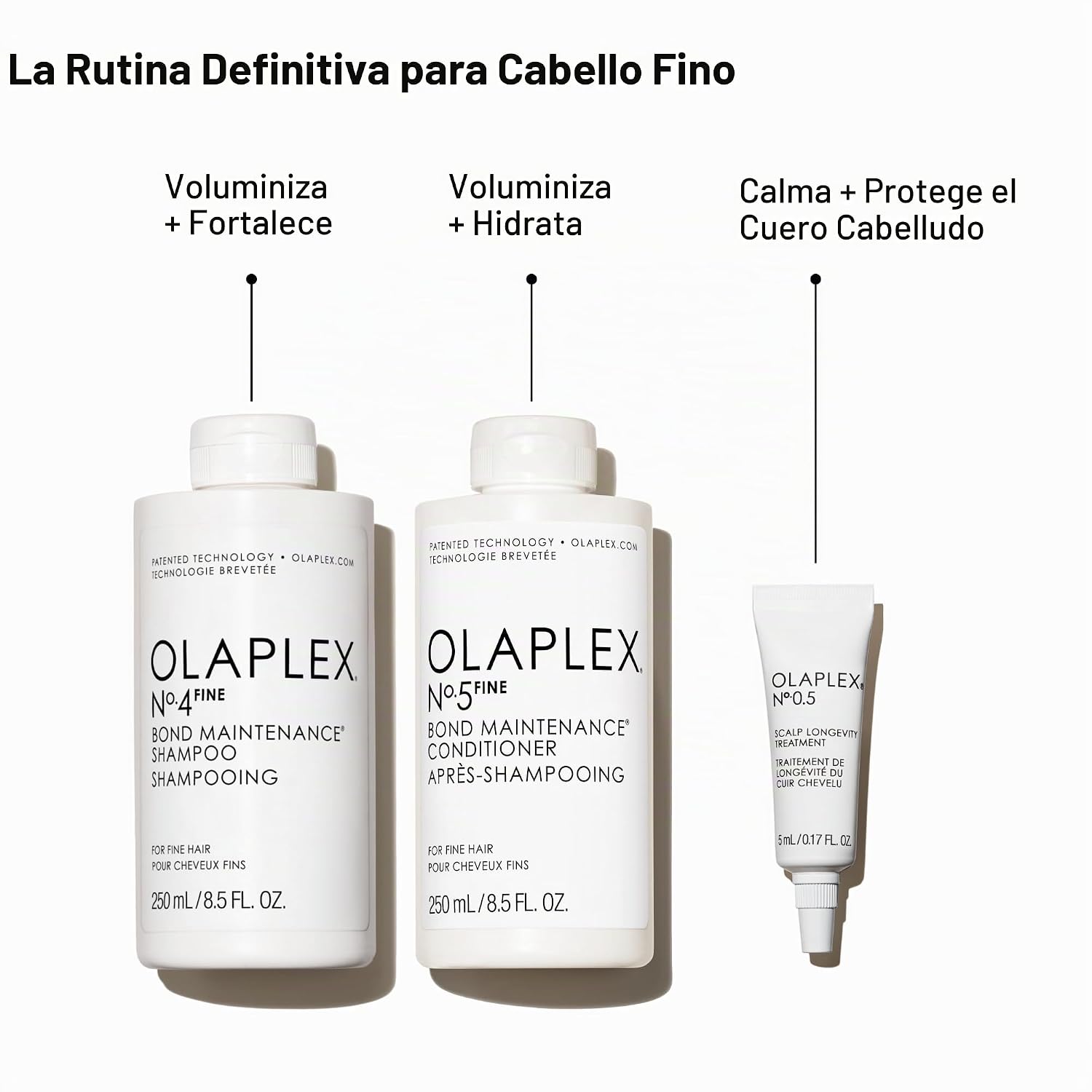 SET DE CAPILAR OLAPLEX N°.4 FINE BOND MAINTENANCE VOLUMIZING SHAMPOO - 2