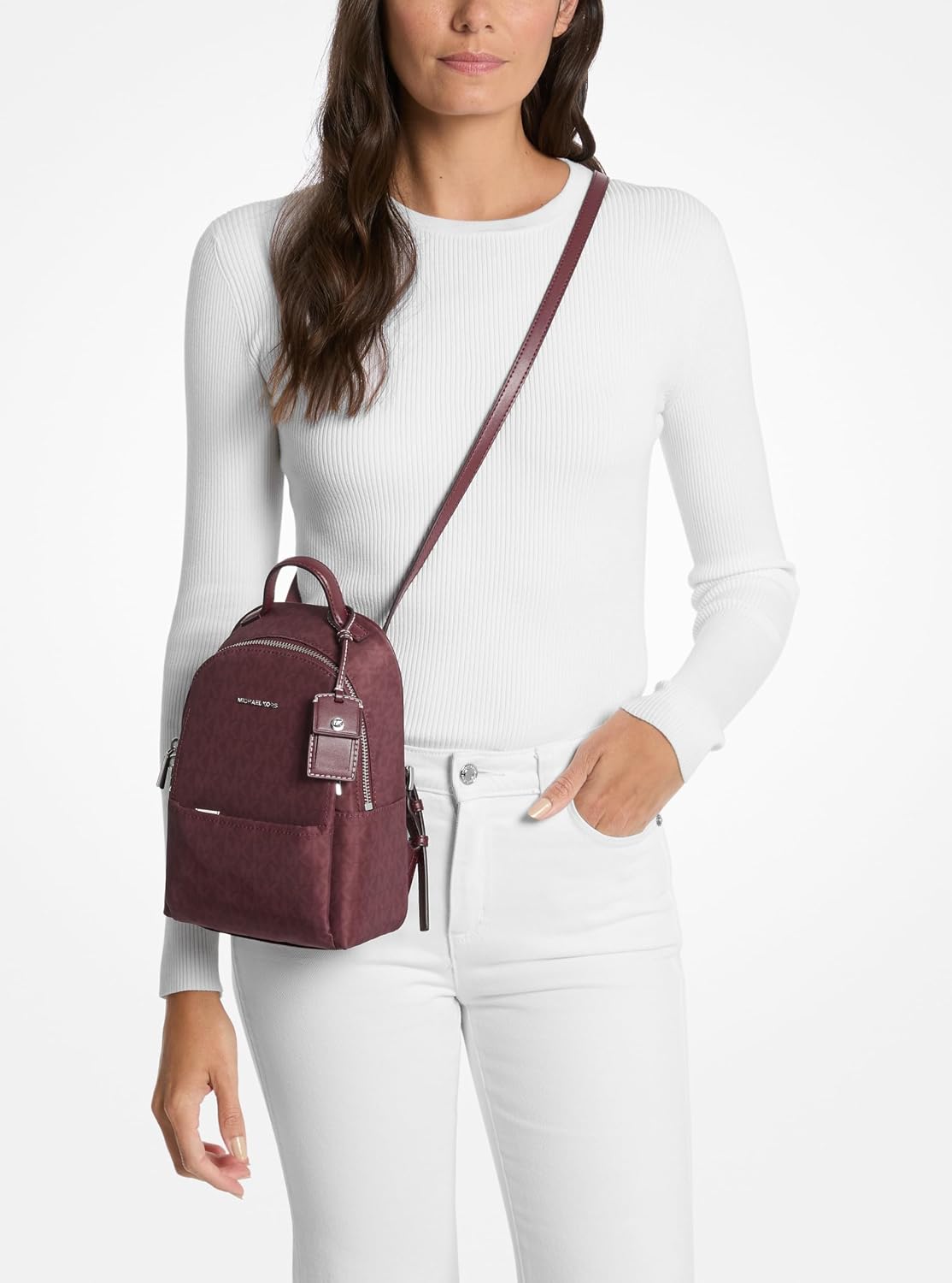 MOCHILA MICHAEL KORS SABLE EXTRA SMALL CONVERTIBLE MESSENGER - 3