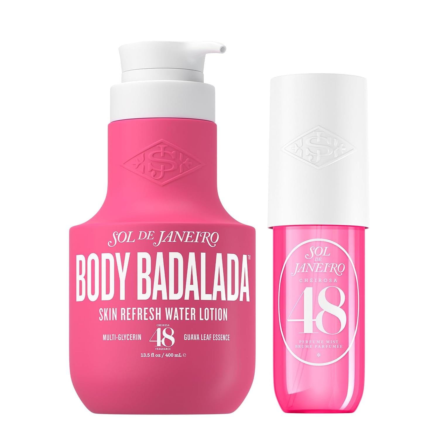 SET SOL DE JANEIRO BODY BADALADA SKIN REFRESH WATER LOTION Y CHEIROSA 48 MIST - 1
