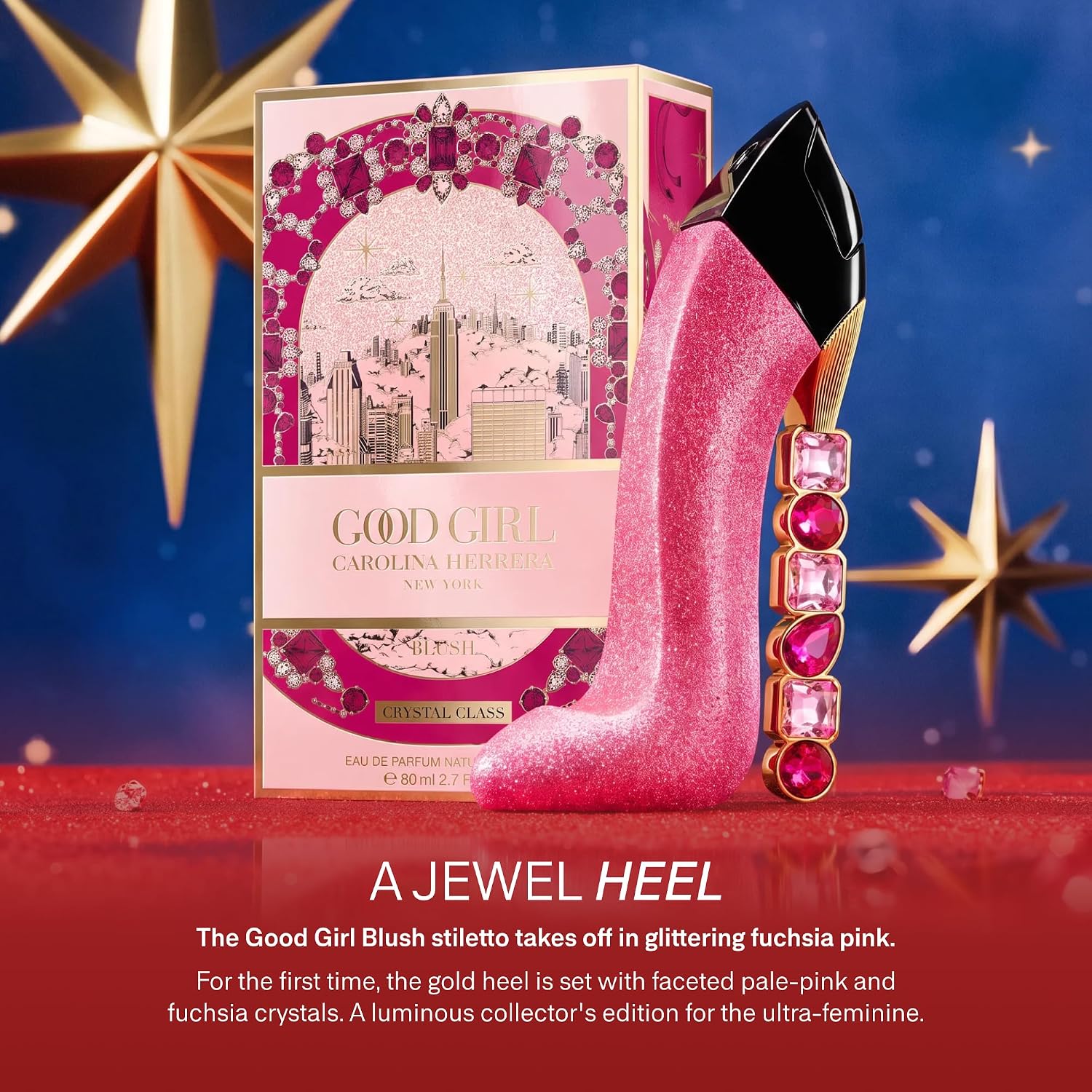 PERFUME CAROLINA HERRERA GOOD GIRL BLUSH CRYSTAL CLASS EAU DE PARFUM 80 ML - 5
