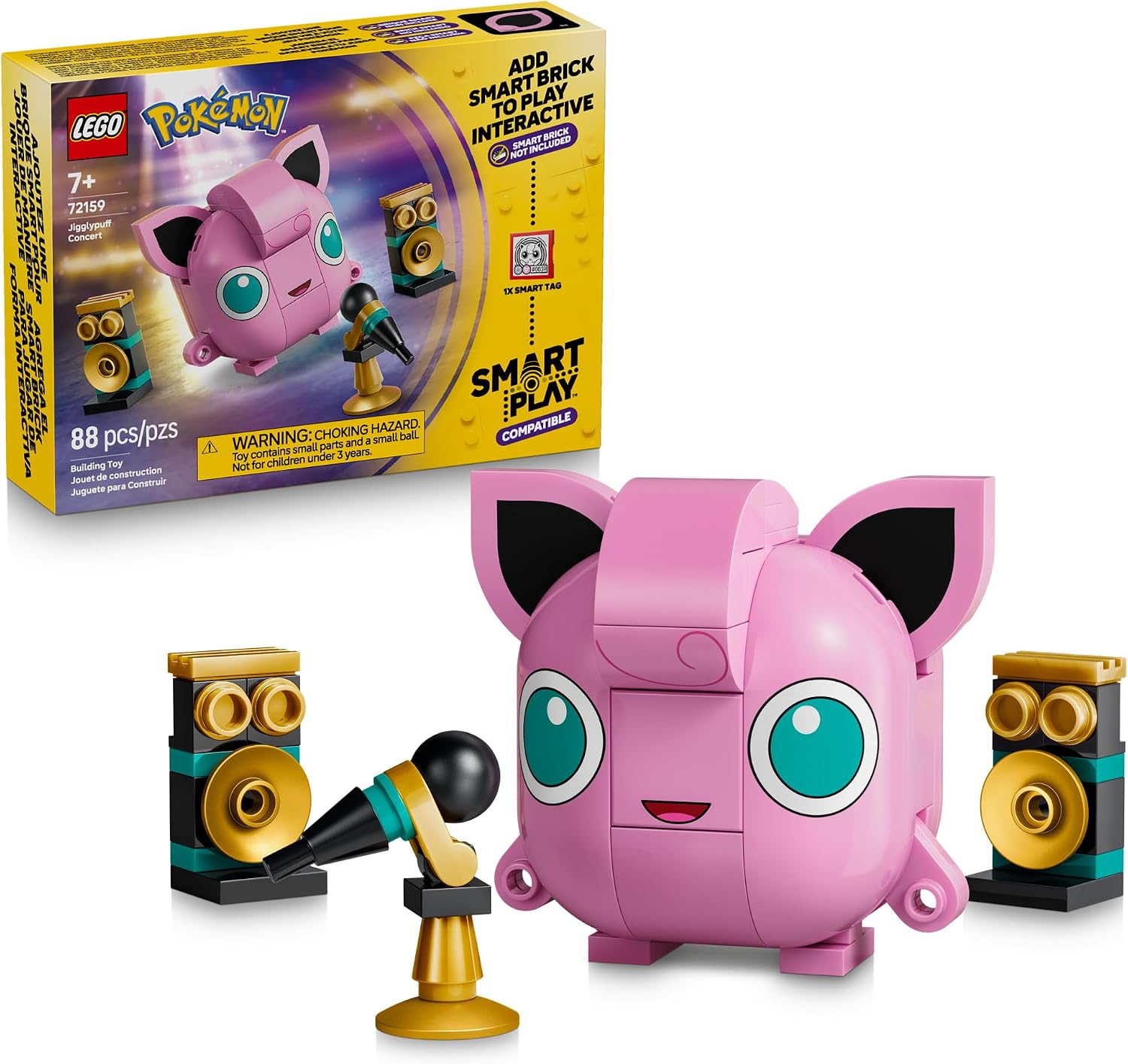 SET DE CONSTRUCCIÓN LEGO POKÉMON SMART PLAY JIGGLYPUFF CONCERT 72159 - 1