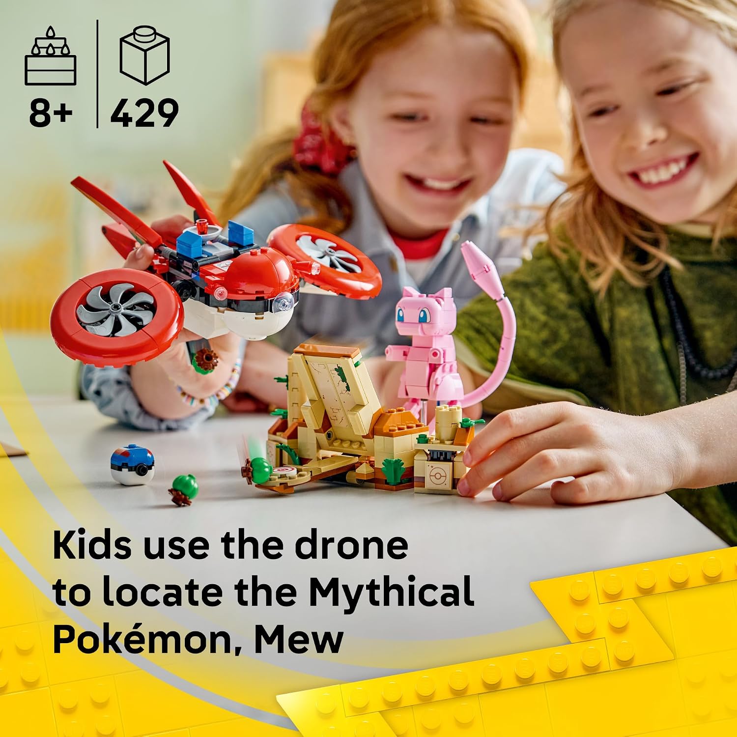 JUGUETE DE CONSTRUCCIÓN LEGO POKÉMON SMART PLAY DRONE SEARCH FOR MYTHICAL MEW 72161 - 2