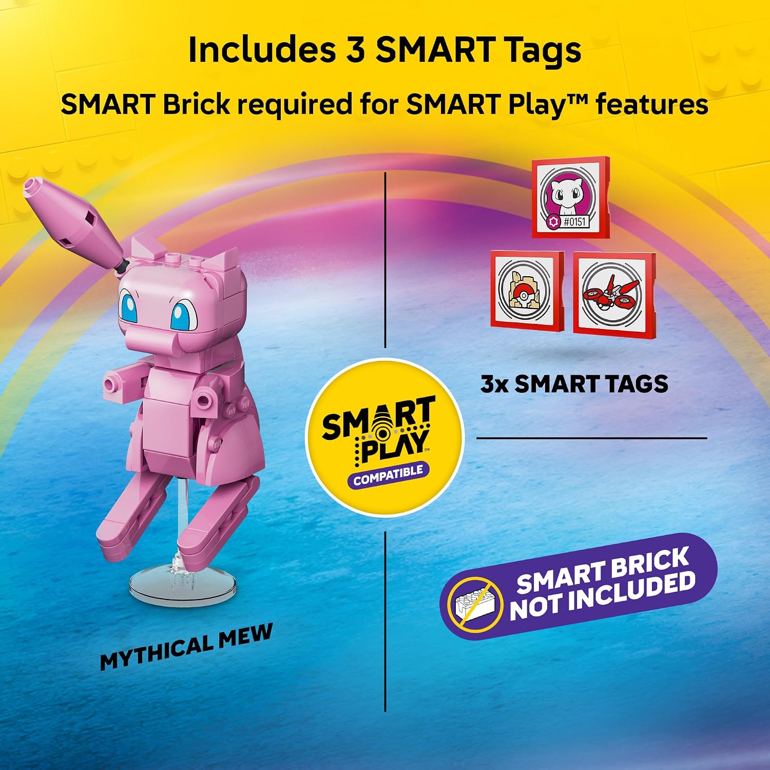 JUGUETE DE CONSTRUCCIÓN LEGO POKÉMON SMART PLAY DRONE SEARCH FOR MYTHICAL MEW 72161 - 4