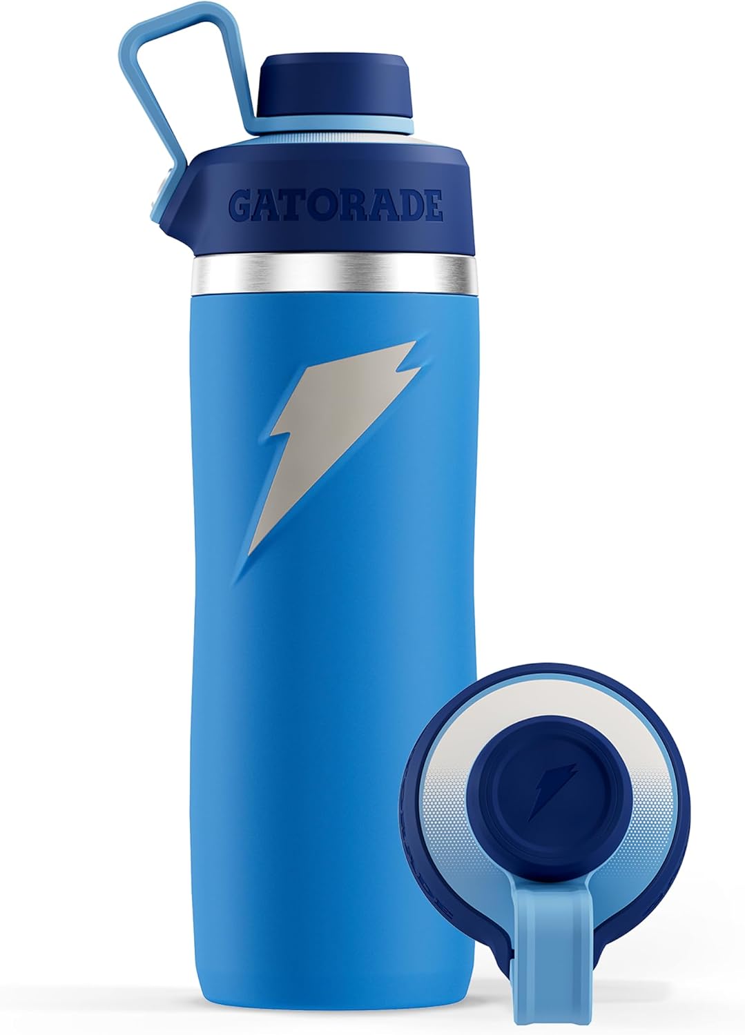 BOTELLA GATORADE OVERTIME ACERO INOXIDABLE 22OZ AZUL MARINO - 1