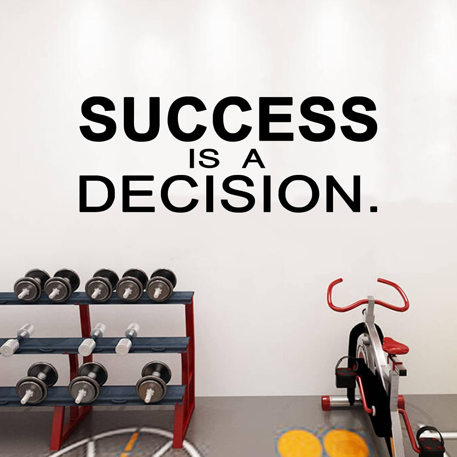 VINILO DECORATIVO SEATUNE SUCCESS IS A DECISION 41X16 PULGADAS - 1