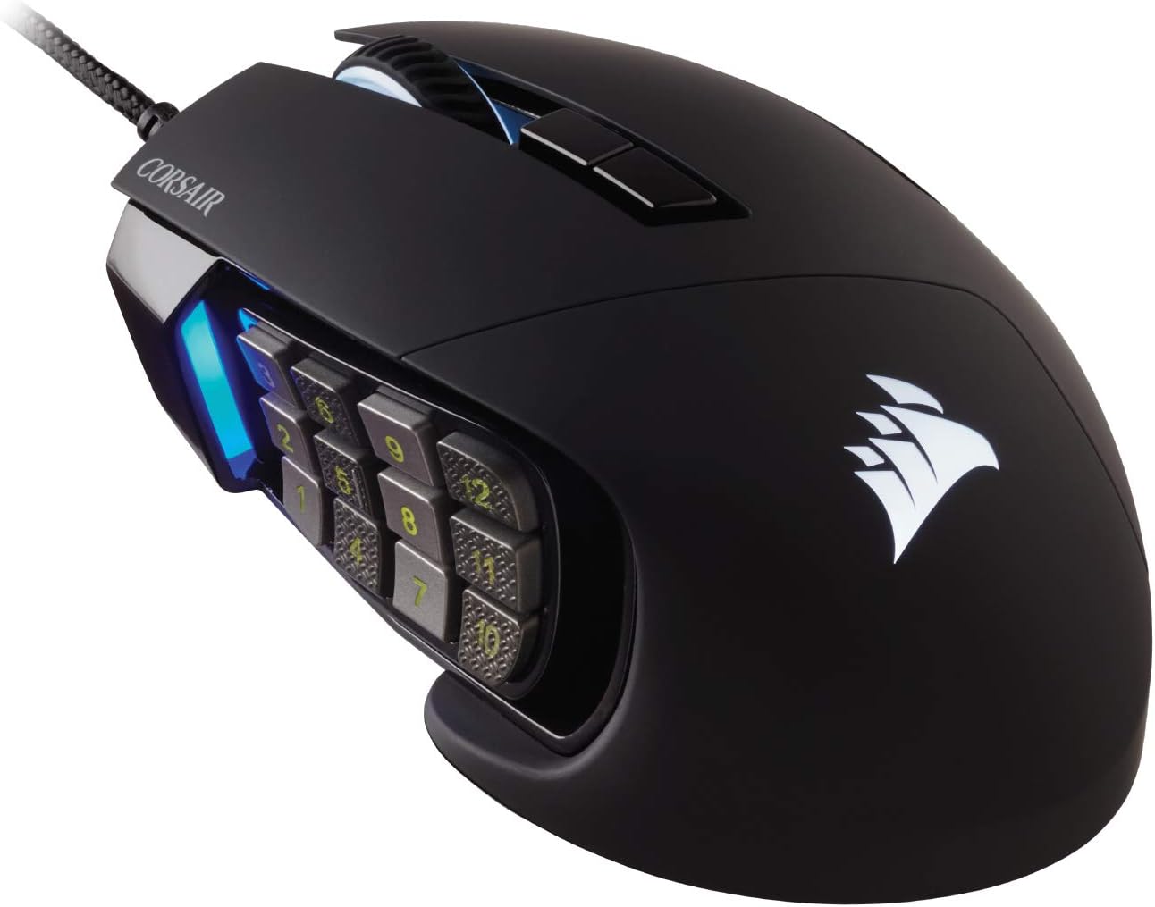 MOUSE CORSAIR SCIMITAR RGB ELITE WIRED GAMING NEGRO - 1