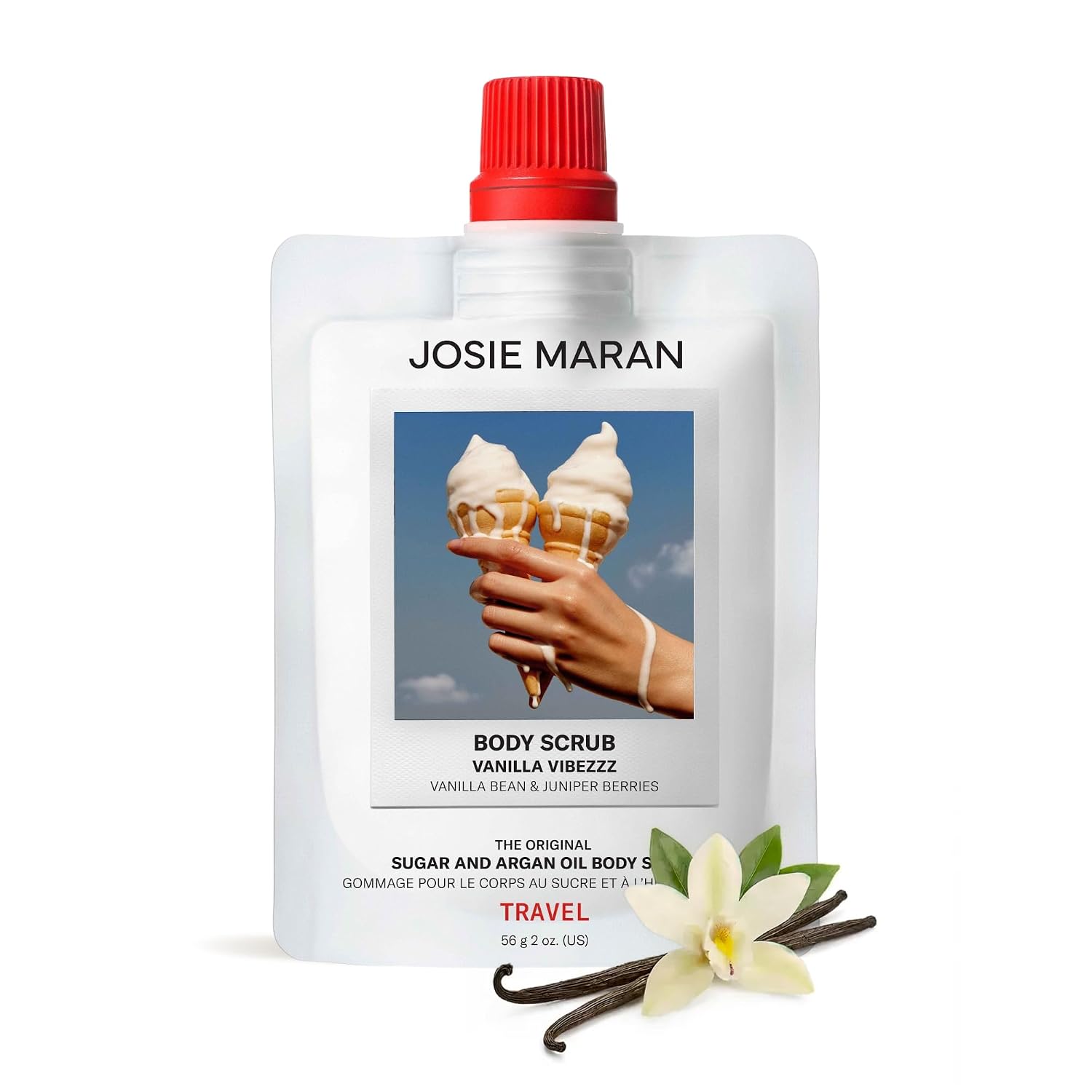CREMA CORPORAL JOSIE MARAN VANILLA VIBEZZZ WHIPPED ARGAN TAMAÑO VIAJE 59 ML - 1