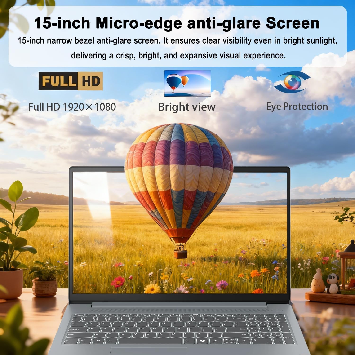 LAPTOP LENOVO IDEAPAD SLIM 3I 15.6' FHD INTEL N150 8GB DDR5 128GB GRIS - 3