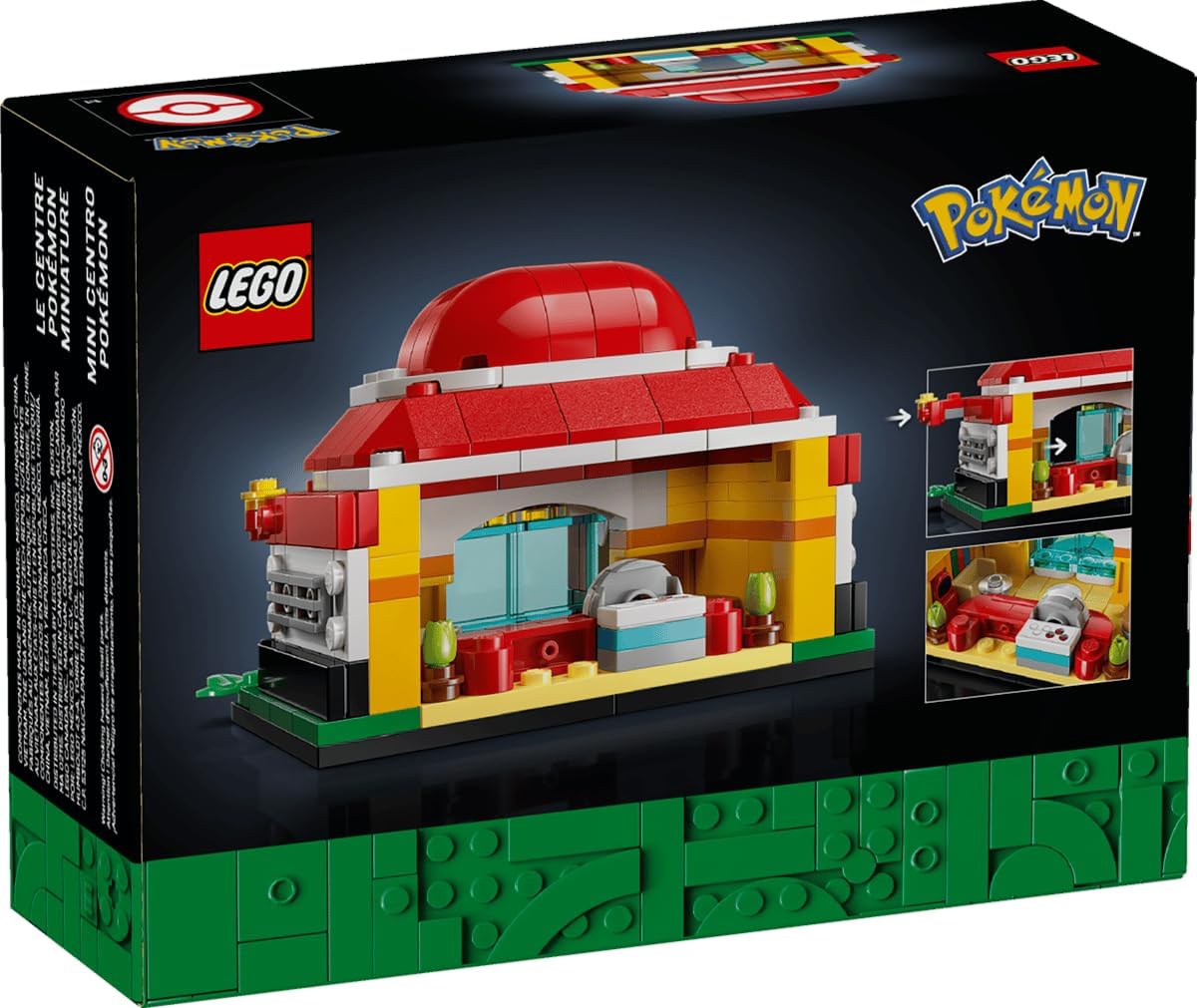 SET DE CONSTRUCCIÓN LEGO POKÉMON MINI POKÉMON CENTER 40911 233 PIEZAS - 3