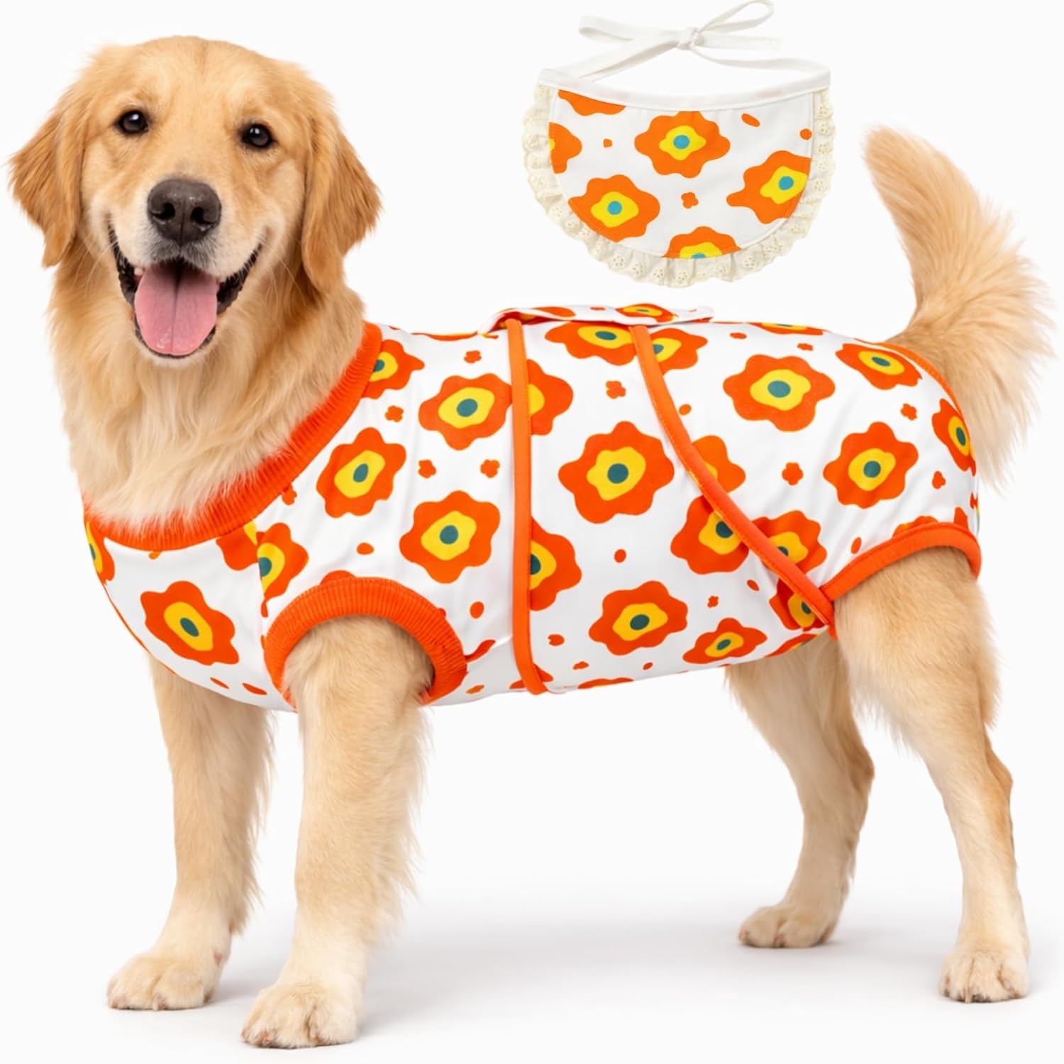 TRAJE DE RECUPERACIÓN QUIRÚRGICA PARA PERROS YIBOOAURA TALLA L - 1
