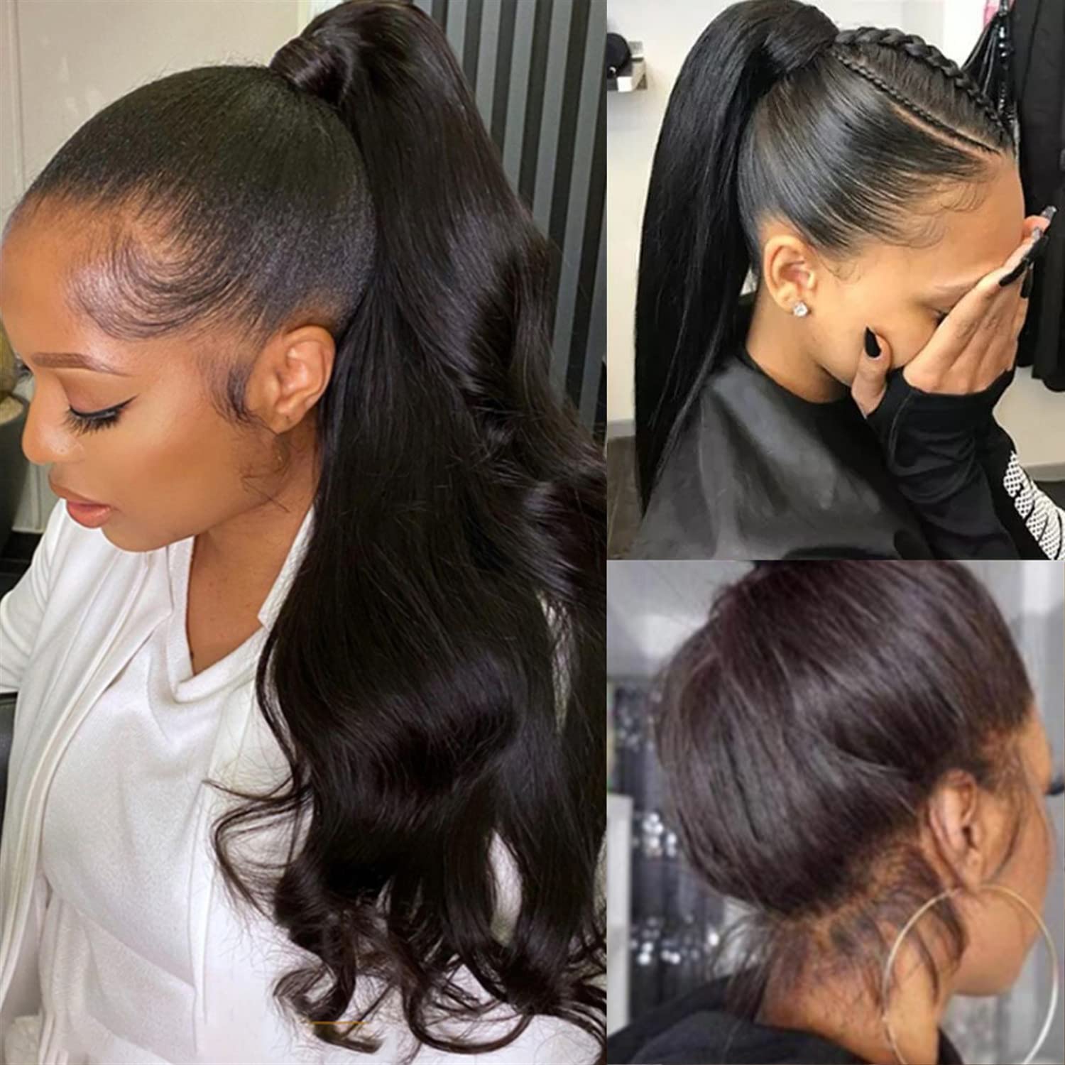 PELUCA 360 LACE FRONT BODY WAVE CABELLO HUMANO 16 PULGADAS - 1