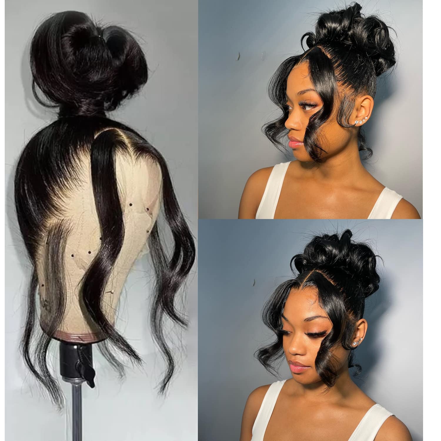 PELUCA 360 LACE FRONT BODY WAVE CABELLO HUMANO 16 PULGADAS - 2