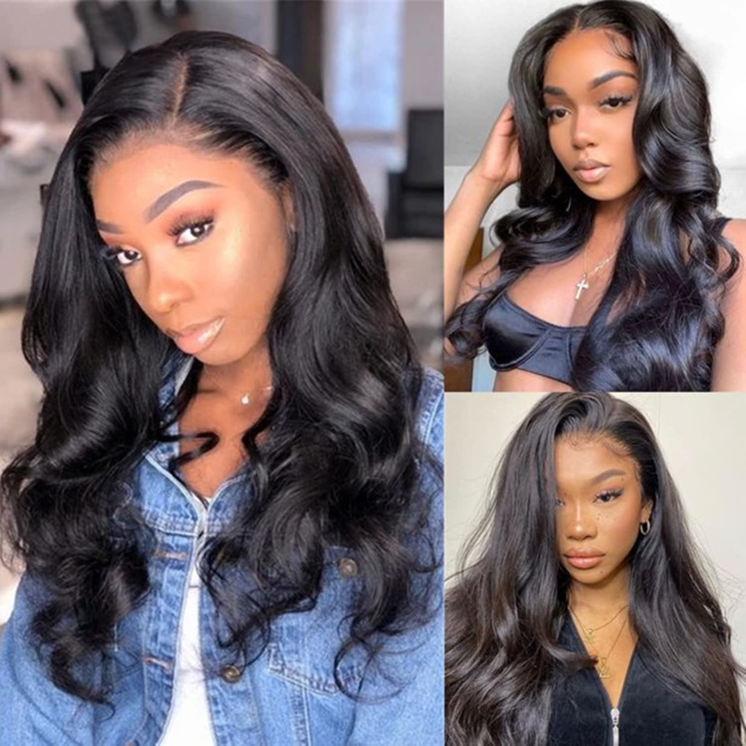 PELUCA 360 LACE FRONT BODY WAVE CABELLO HUMANO 16 PULGADAS - 3