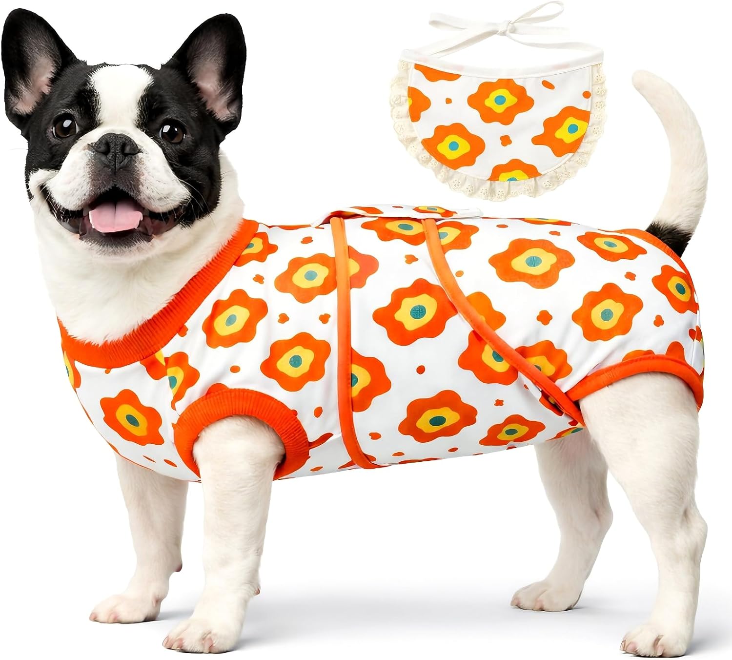 TRAJE DE RECUPERACIÓN QUIRÚRGICA PARA PERROS YIBOOAURA TALLA S - 1