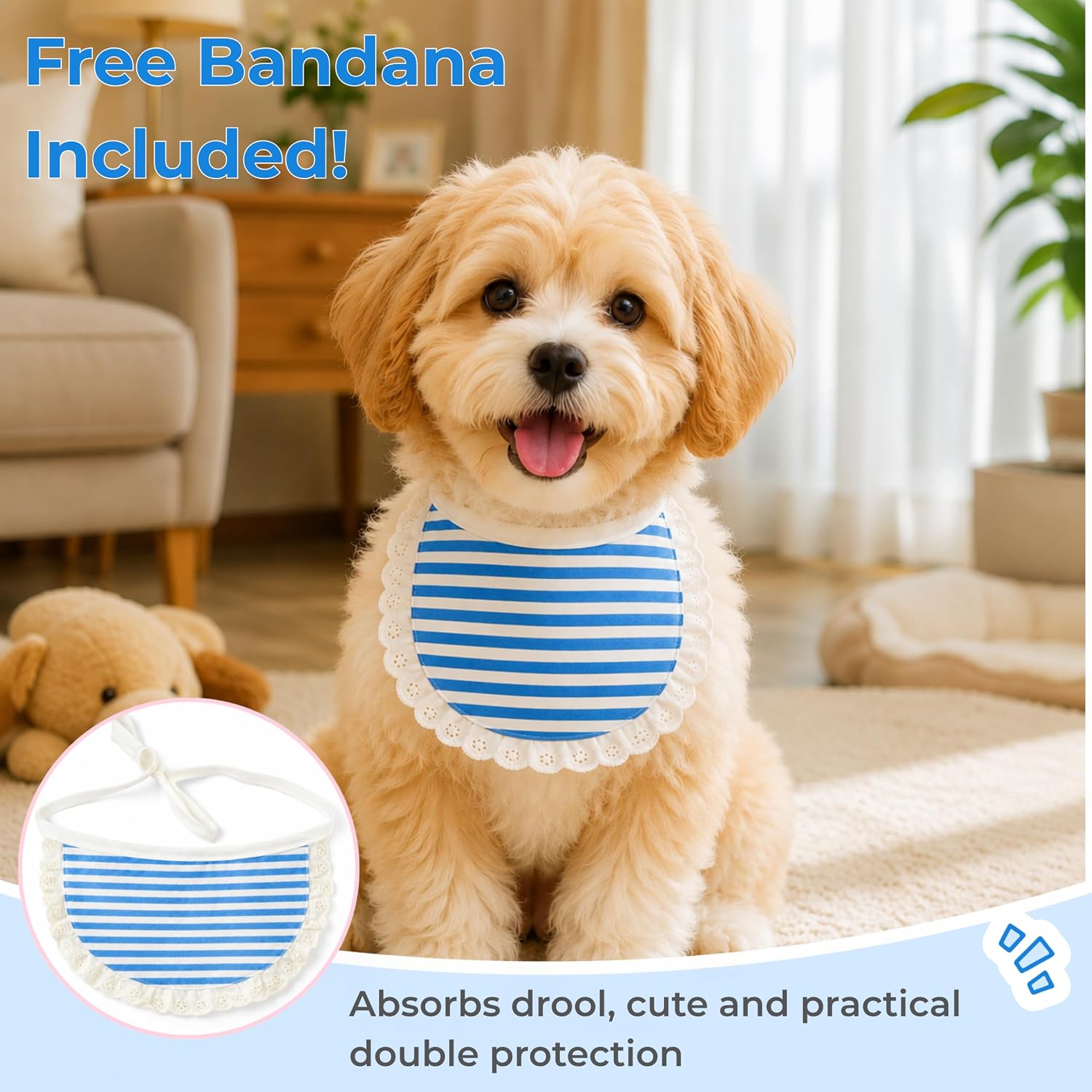 TRAJE DE RECUPERACIÓN QUIRÚRGICA PARA PERROS YIBOOAURA TALLA XS - 5