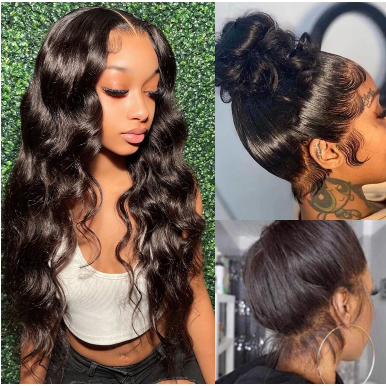 PELUCA 360 LACE FRONT BODY WAVE CABELLO HUMANO 20 PULGADAS CATTI - 1
