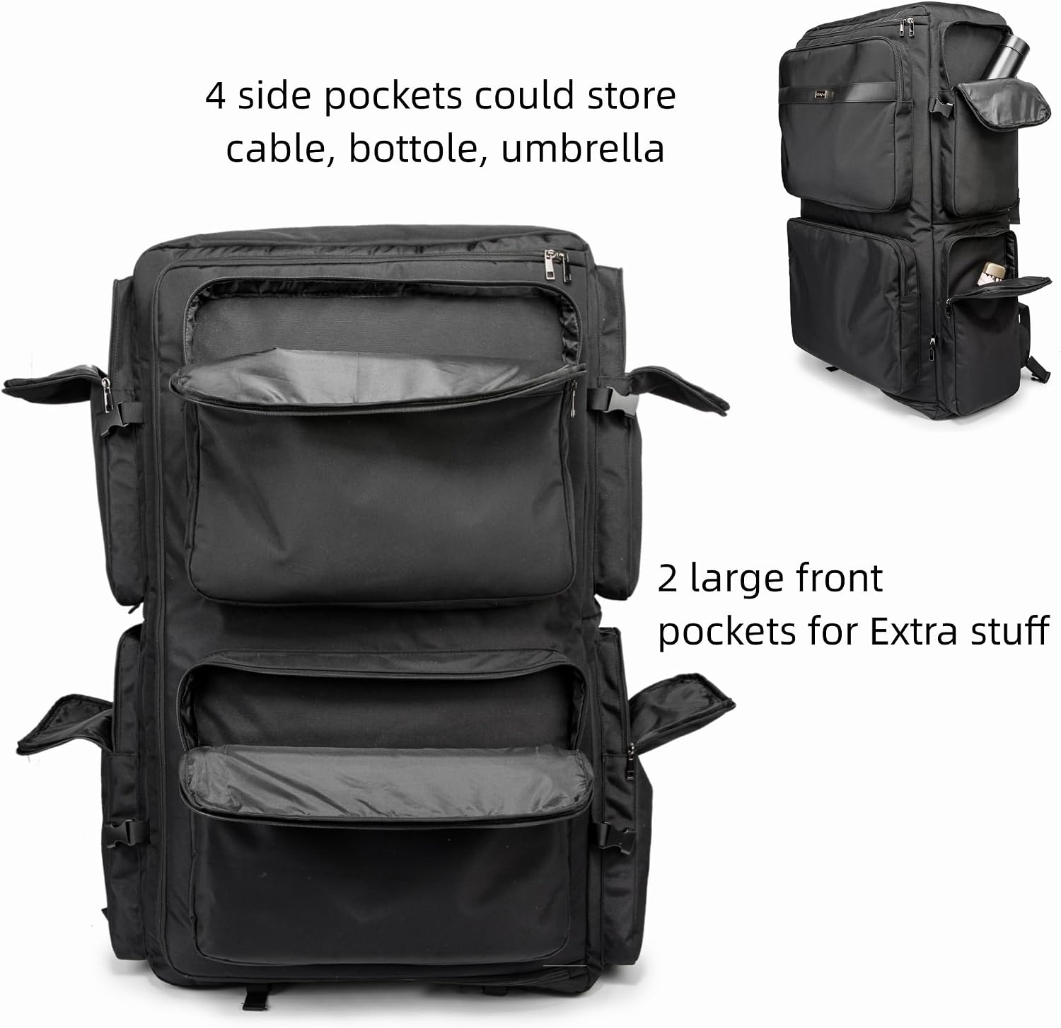 MOCHILA DJ RABJEN PARA EQUIPOS PIONEER, DENON Y NOVATION - 4