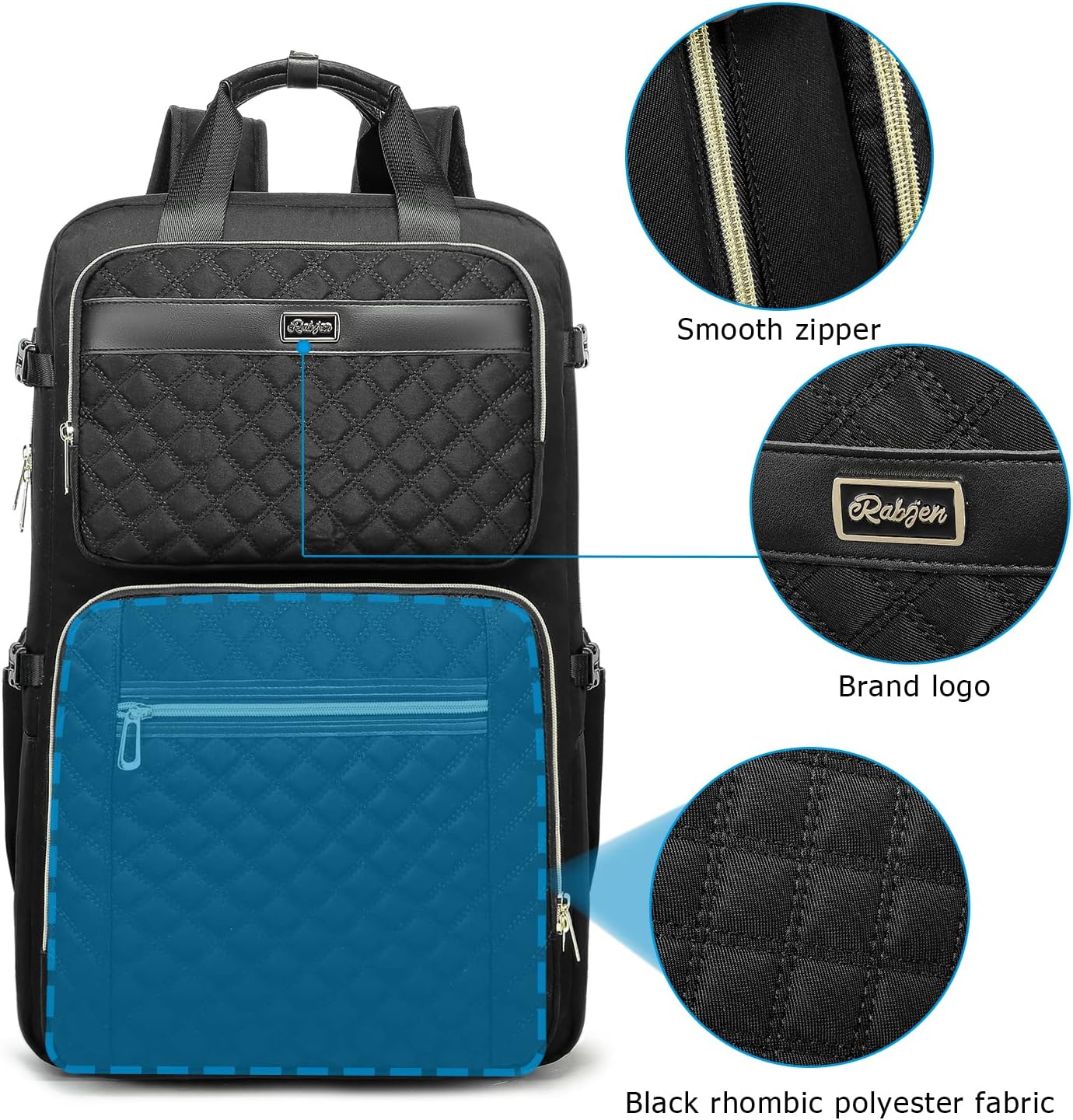 MOCHILA DJ RABJEN PARA EQUIPOS PIONEER DDJ-REV1 Y CONTROLADORES - 4