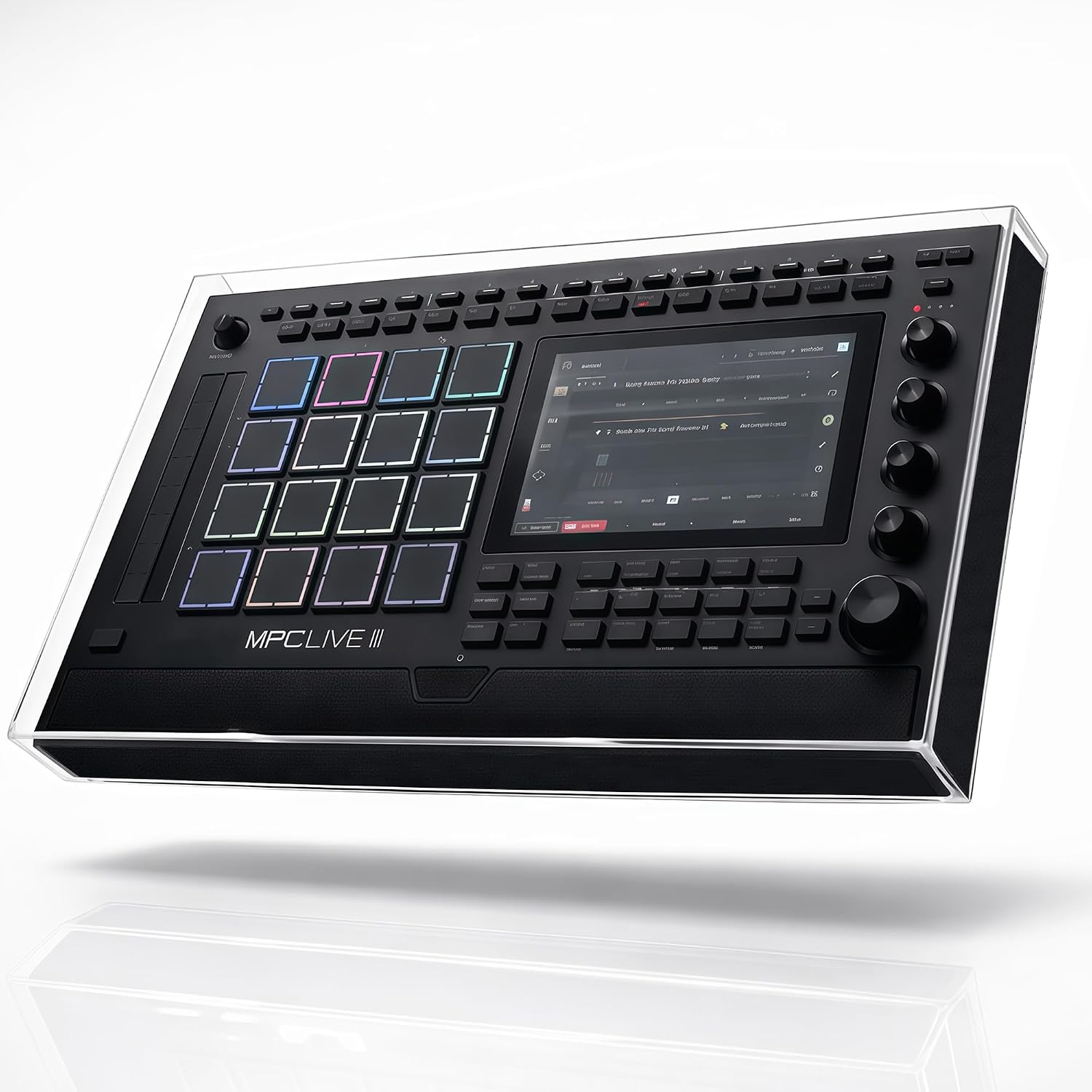 FUNDA DE TRANSPORTE MUSIIN PARA MPC LIVE III CON CUBIERTA ACRÍLICA - 2