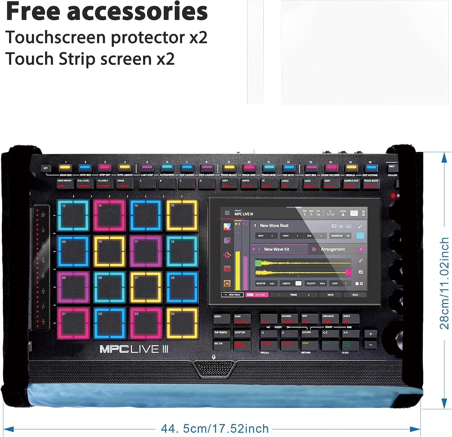 FUNDA MUSIIN CUSTOM WORKSTATION PARA MPC LIVE III - 2