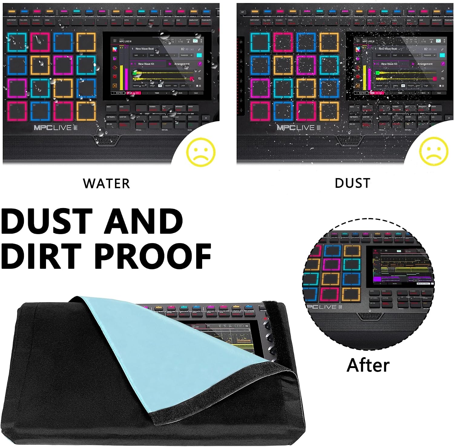 FUNDA MUSIIN CUSTOM WORKSTATION PARA MPC LIVE III - 4