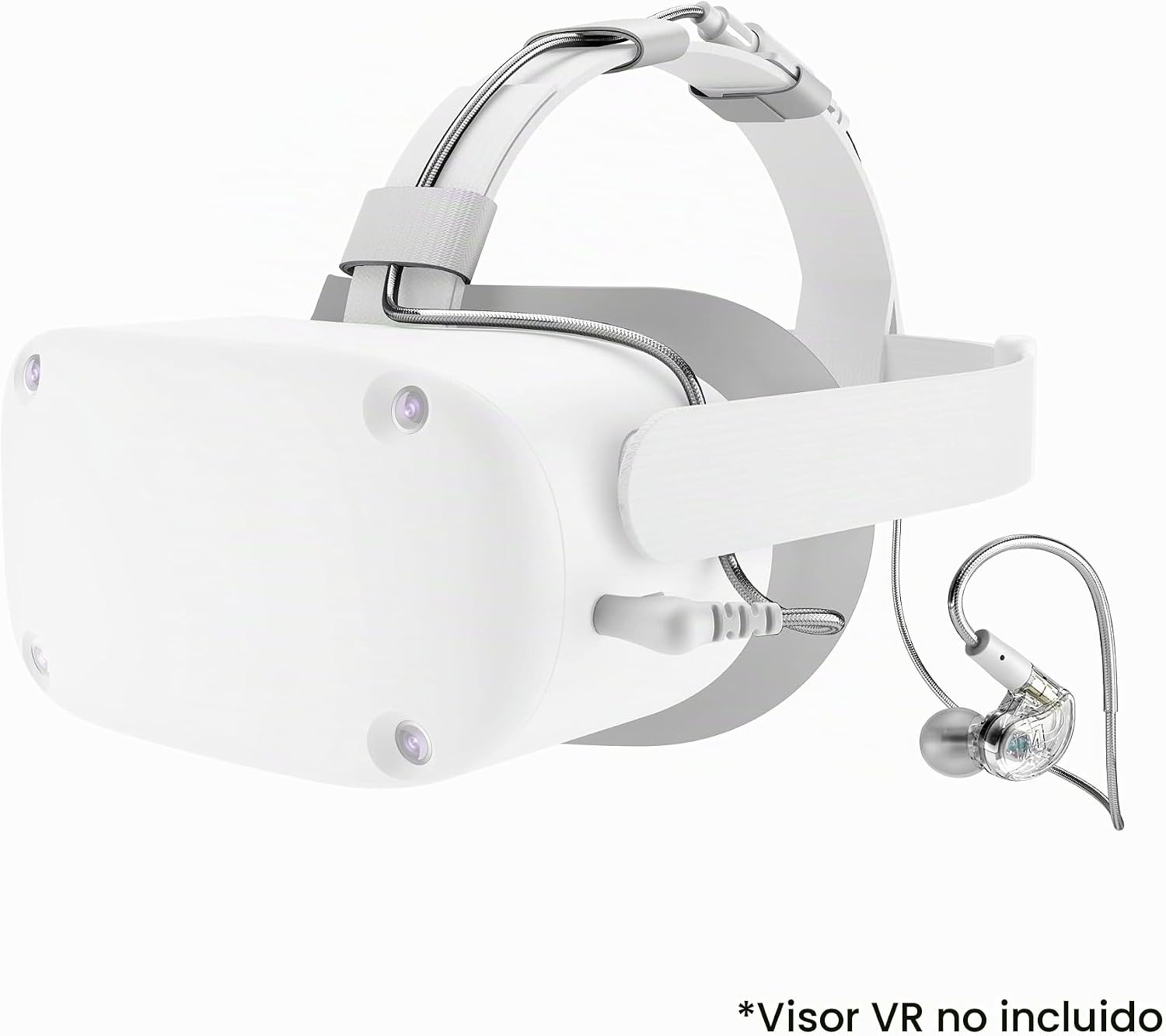 AURICULARES INTRAUDITIVOS MEE AUDIO M6 VR MULTIPLATAFORMA CON MICRÓFONO Y CABLES INTERCAMBIABLES COLOR TRANSPARENTE - 2