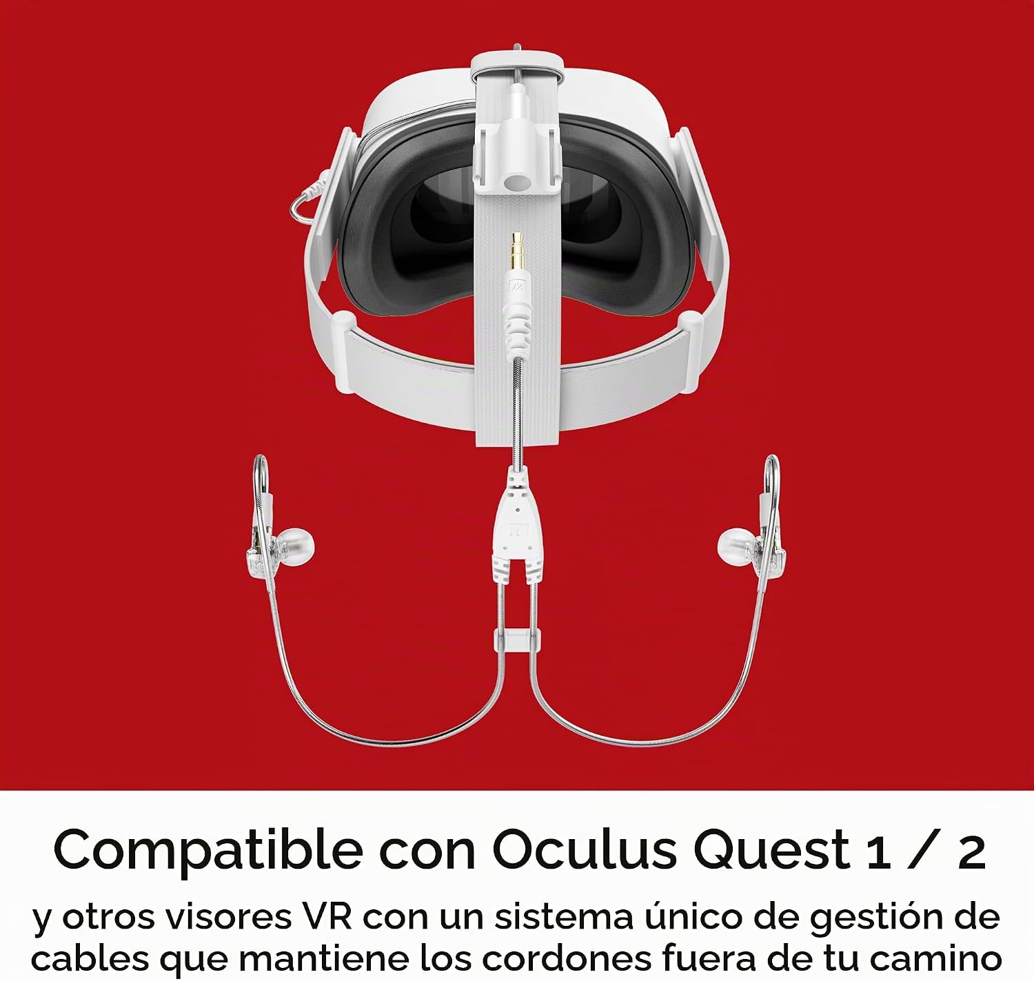 AURICULARES INTRAUDITIVOS MEE AUDIO M6 VR MULTIPLATAFORMA CON MICRÓFONO Y CABLES INTERCAMBIABLES COLOR TRANSPARENTE - 4
