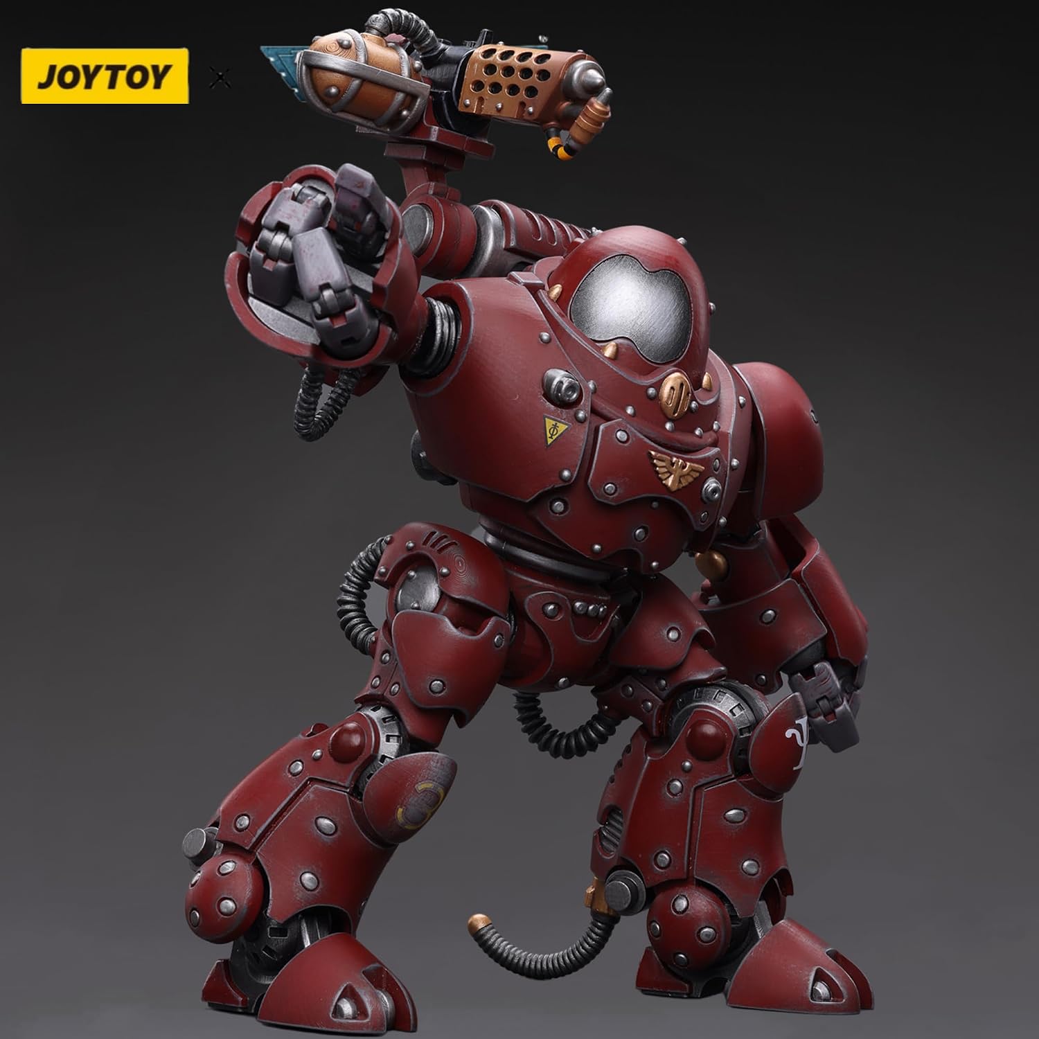 FIGURA DE ACCIÓN JOYTOY WARHAMMER 40,000 ADEPTUS MECHANICUS KASTELAN ROBOT 1/18 - 4