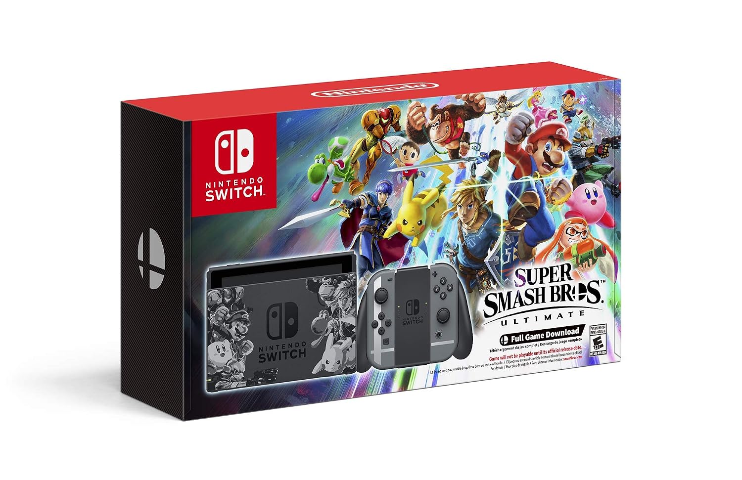 CONSOLA NINTENDO SWITCH SUPER SMASH BROS. ULTIMATE EDITION REACONDICIONADA - 1